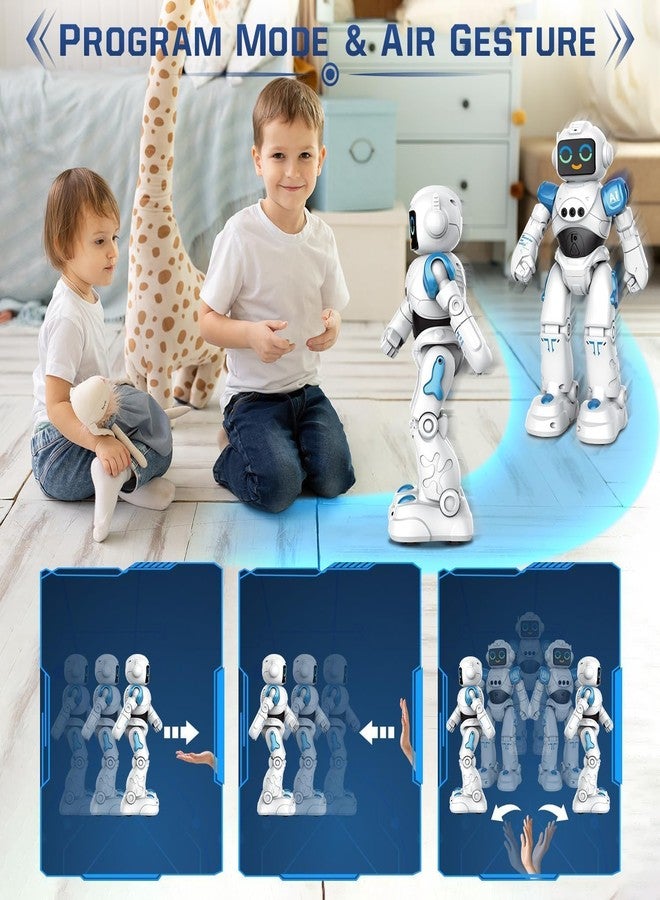 Onecado ألعاب روبوت Onecado RC للأطفال - روبوت ذكي ناطق يعمل بالتحكم عن بعد، مزود بخاصية استشعار الإيماءات وقابل للبرمجة، مناسب للأطفال من عمر 3 إلى 8 سنوات، هدية مثالية لأعياد الميلاد للأولاد والبنات - Image 4